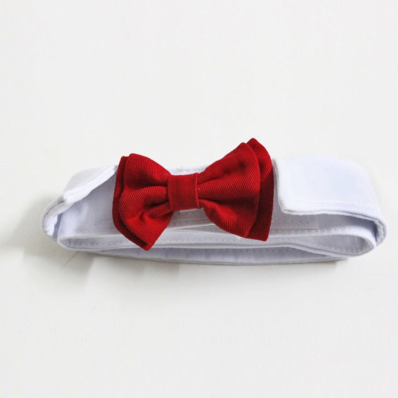 Hot Wholesale Pet Supplies Red Colors Cats Dog Tie Wedding Accessories Dogs Bowtie Collar Holiday Decoration Christmas Grooming