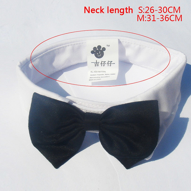 New Arrival Handsome Formal Dog Cat Bow Tie Groom Tuxedo Costumes Pet Dogs Tie Wedding Accessories Grooming Black Bowtie