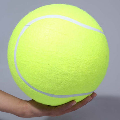 24cm Dog Toys for Large Dogs Play Dog Ball Launcher Inflatable Tennis Ball Thrower Chucker Ball Training Pet Dog Chew Toys