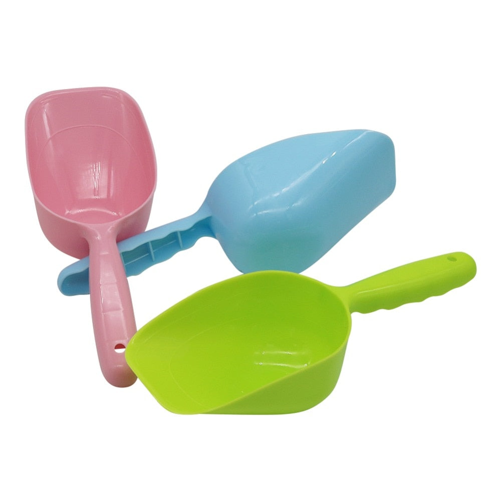 2 Pcs Pet Feeding Shovel Cat Food Scoop Large Capacity Thickening Cat Dog Spoon Plastic Shovel Pet Feeder