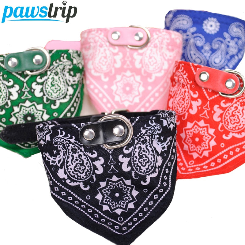 1Pc Lovely Pet Dog Scarf Collar Adjustable Puppy Bandana Quality Pet Cat Tie Collar