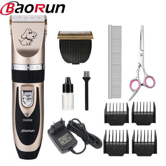 Professional Pet Dog Hair Trimmer Animal Grooming Clippers Cat Cutter Machine Shaver Electric Scissor Clipper 110-240V AC