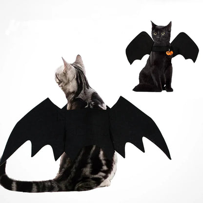 Fashion Cat Clothes Bat Wings Funny Dog Costume Artificial Wing Pet Cosplay Prop Halloween Christmas Cat Costume Pet Products