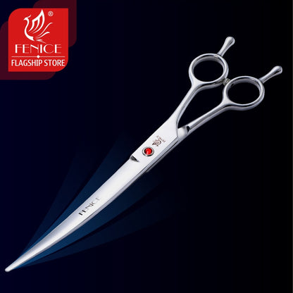 Professional Pet Grooming Shears Dogs Curved Scissors for Dog Beauty