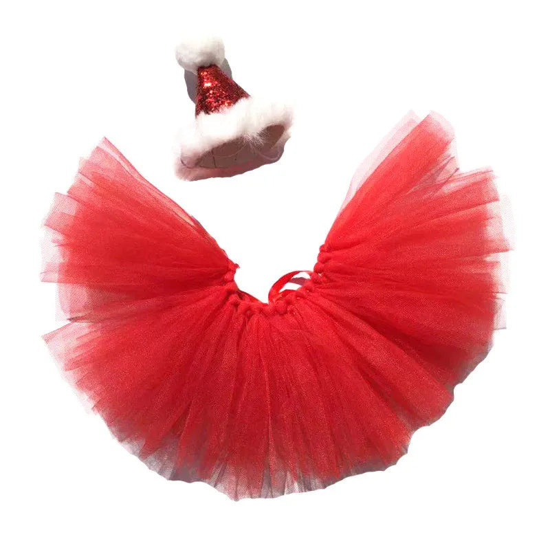 Cute Pet Birthday Costume Set Fashion Sequin Birthday Hat with Bowtie Tutu Skirt Pet Clothing & Accessories Cat Dog Supplies