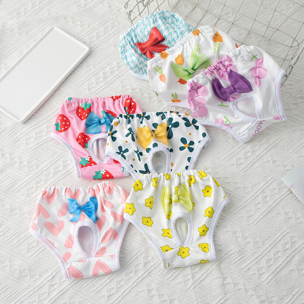 Pet Physiological Pant Dog Diaper Sanitary Washable Female Dog Shorts Panties Menstruation Underwear Briefs Pet Products